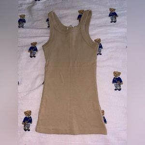 Cream Tank Top — H&M